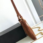 Celine Wiltern Clutch Triomphe Soft Black/Brown For Women 31.5cm / 12in 113673FFJ.19BR