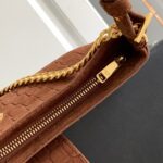 Celine Wiltern Clutch Triomphe Soft Black/Brown For Women 31.5cm / 12in 113673FFJ.19BR