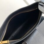 Celine Wiltern Clutch Triomphe Soft Black/Brown For Women 31.5cm / 12in 113673FFJ.19BR