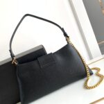 Celine Wiltern Clutch Triomphe Soft Black/Brown For Women 31.5cm / 12in 113673FFJ.19BR