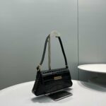 Balenciaga XX Crocodile Embossed Flap Bag White/Black/Green/Pink/Blue For Women 16in/27cm 6956452108X1000