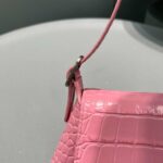 Balenciaga XX Crocodile Embossed Flap Bag White/Black/Green/Pink/Blue For Women 16in/27cm 6956452108X1000