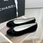 Chanel Ballet Flats Black For Women