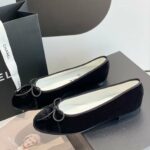 Chanel Ballet Flats Black For Women