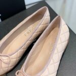 Chanel Ballet Flats Light Pink For Women