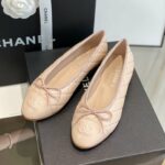 Chanel Ballet Flats Light Pink For Women
