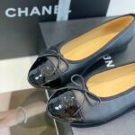 Chanel Ballet Flats Black For Women G02819 Y01552 94305