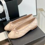 Chanel Ballet Flats Light Pink For Women