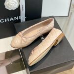 Chanel Ballet Flats Light Pink For Women