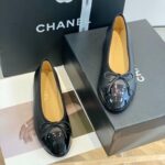 Chanel Ballet Flats Black For Women G02819 Y01552 94305