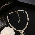 Chanel Diamond Double C Pentagram Necklace Gold For Women
