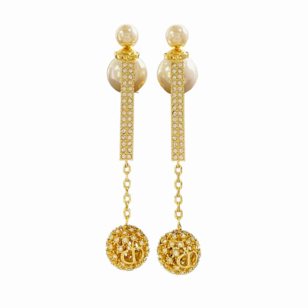 Dior Ball Bubble Pearl Earrings