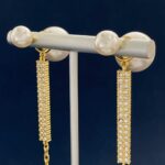 Dior Ball Bubble Pearl Earrings Gold For Women