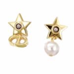 Dior Bee Earrings Gold For Women