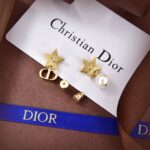 Dior Bee Earrings Gold For Women