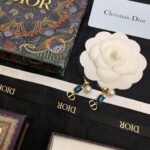 Dior CD Earrings Blue For Women