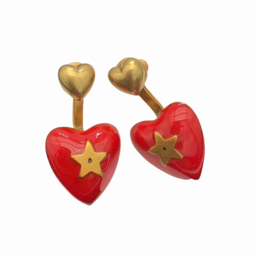 Dior Heart-Shaped Earrings