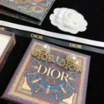 Dior Letter Earrings Gold For Women