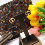 Dior Mini Pig Nose CD Pearl Earrings Gold For Women