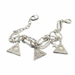 Dior Retro Antique Multilayer Bracelet Silver For Women