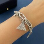 Dior Retro Antique Multilayer Bracelet Silver For Women
