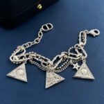 Dior Retro Antique Multilayer Bracelet Silver For Women