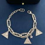 Dior Retro Antique Multilayer Bracelet Silver For Women