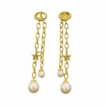 Dior Star Earrings Gold For Women