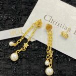 Dior Star Earrings Gold For Women