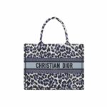 Christian Dior Medium Dior Book Tote Blue For Women M1296ZRHM_M06I- 14 Inches/ 36 Cm