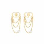 Christian Dior Petit CD Earrings For Women- E2424WOMCY_D03S