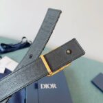 Dior 30 Montaigne Reversible Belt Blue For Women