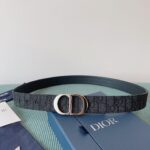 Dior 30 Montaigne Reversible Belt Black For Women