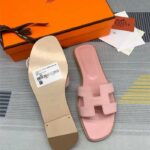 Hermes Oran Sandal Pink For Women