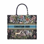 Christian Dior Large Dior Book Tote Blue Multicolor Bag For Women M1286ZRUV_M962- 16.5 Inches/ 42 Cm