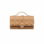 Christian Dior Miss Dior Mini Medium Tan Bag For Women S0980ONMJ_M53U- 8.5 Inches/ 21 Cm