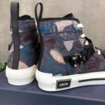 Dior Peter Doig B23 High Top Sneaker Blue For Men