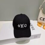 Louis Vuitton Baseball Cap Black For Men