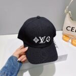 Louis Vuitton Baseball Cap Black For Men