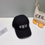 Louis Vuitton Baseball Cap Black For Men