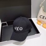 Louis Vuitton Baseball Cap Black For Men