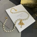 Dior Bee Necklace White For Women