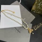 Dior Bee Necklace White For Women