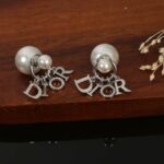 Dior Tribales Earrings Silver For Women