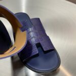 Hermes Oran Sandal Purple For Men
