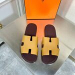 Hermes Oran Sandal Light Brown For Men