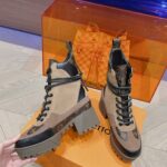 Louis Vuitton Laureate Platform Desert Boot Green For Women