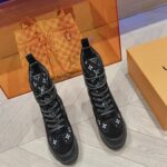 Louis Vuitton Laureate Platform Desert Boot Black For Women 1AC7M0
