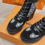 Louis Vuitton Laureate Platform Desert Boot Grey For Women