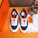 Hermes Gramme Sneakers Dark Blue For Men